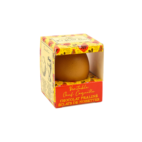 Chocolate Praline Shell Egg Hazelnut Pieces - Le Petit Duc