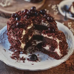 Almond and chocolate cake