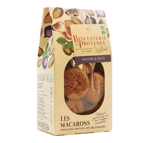 Macarons Bio amande et figue