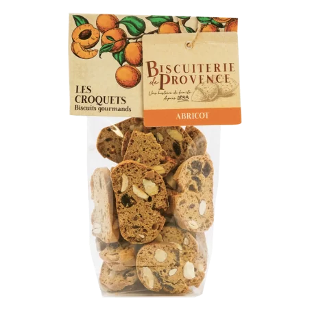 Apricot croquets - crunchy and sweet biscuits with a good taste of Provence