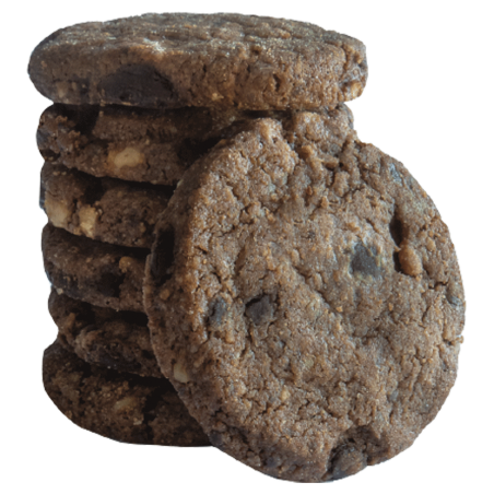 Organic Dark Chocolate and Hazelnut Cookies in bulk - 100% organic, 100% greedy and in family packaging