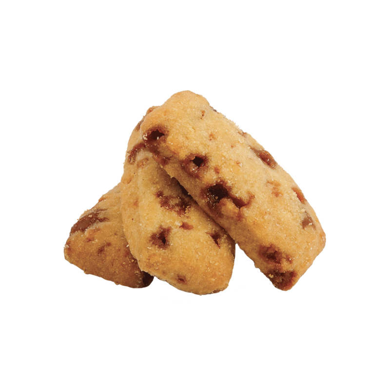 Organic shortbread with salted butter caramel - Delicately buttered, not very sweet and tender