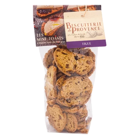 Mini toast spécial foie gras - biscuits croustillants et plus que gourmands
