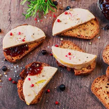 Mini toast spécial foie gras - Biscuits figue croquants pour foie gras