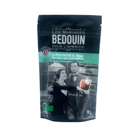 Almonds with Camargue salt - crunchy texture with a refreshing hint of saltiness.