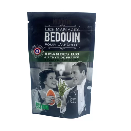 Amandes au Thym de France - Fruits secs Bédouin