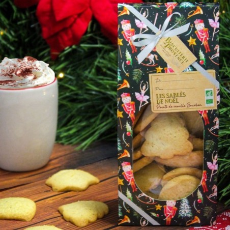 Christmas Organic shortbreads - perfect to share on the Christmas table or to offer as a gourmet gift