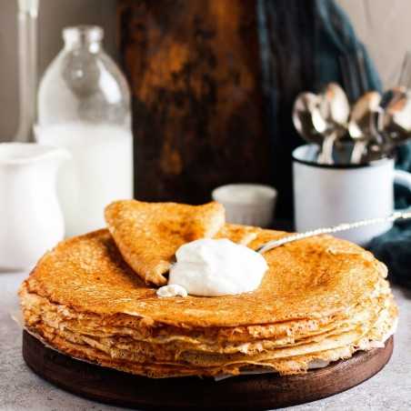 Almond biscuit powder - Pancakes with Biscuiterie de Provence baking powder