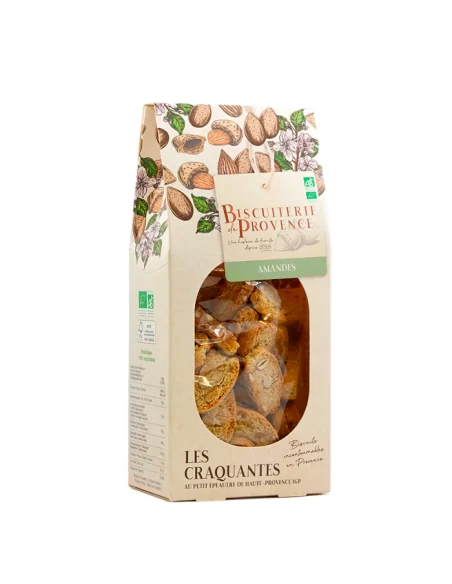 Craquantes bio aux amandes Biscuits aux amandes bio Croquants bio aux amandes