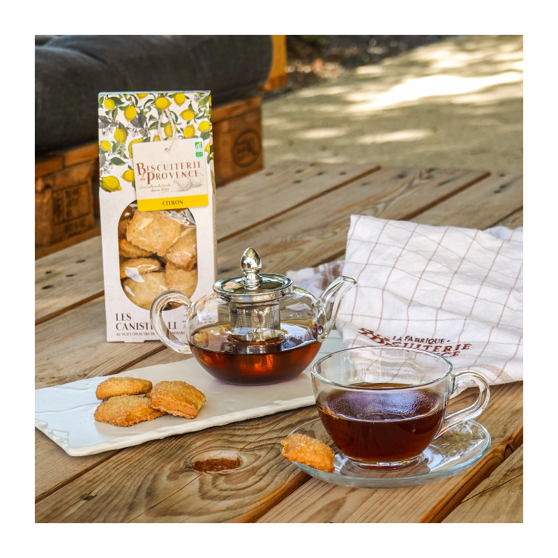 Canistrelli bio au citron

Canistrelli au citron et vin blanc 

Canistrelli bio de la Biscuiterie de Provence