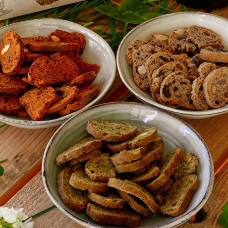 Assortiment de croquets apéritifs
Apéro provençal biscuits 
Pack croquets à grignoter - apéro provençal