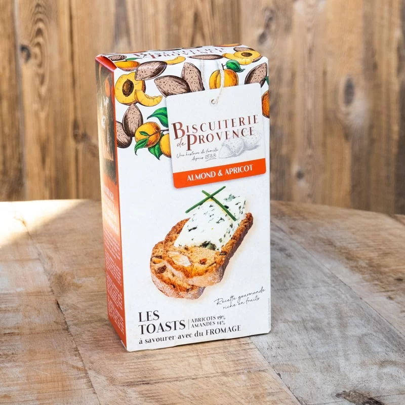 Apricot and Almond Cheese Toasts - crunchy and tasty biscuits, ideal for your spreads.
