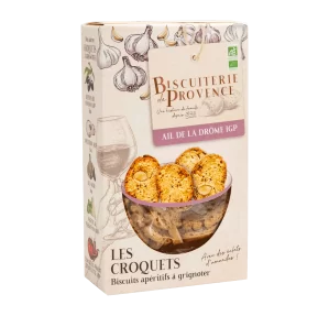 Croquets – Organic garlic savoury biscuits