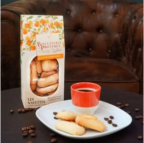 Organic orange blossom Navettes
