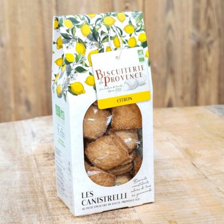 Organic lemon Canistrelli - A delicacy 100% lemon and 100% organic.