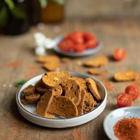 Croquets Tomatoes and Espelette chilli - noble ingredients 100% of natural origins