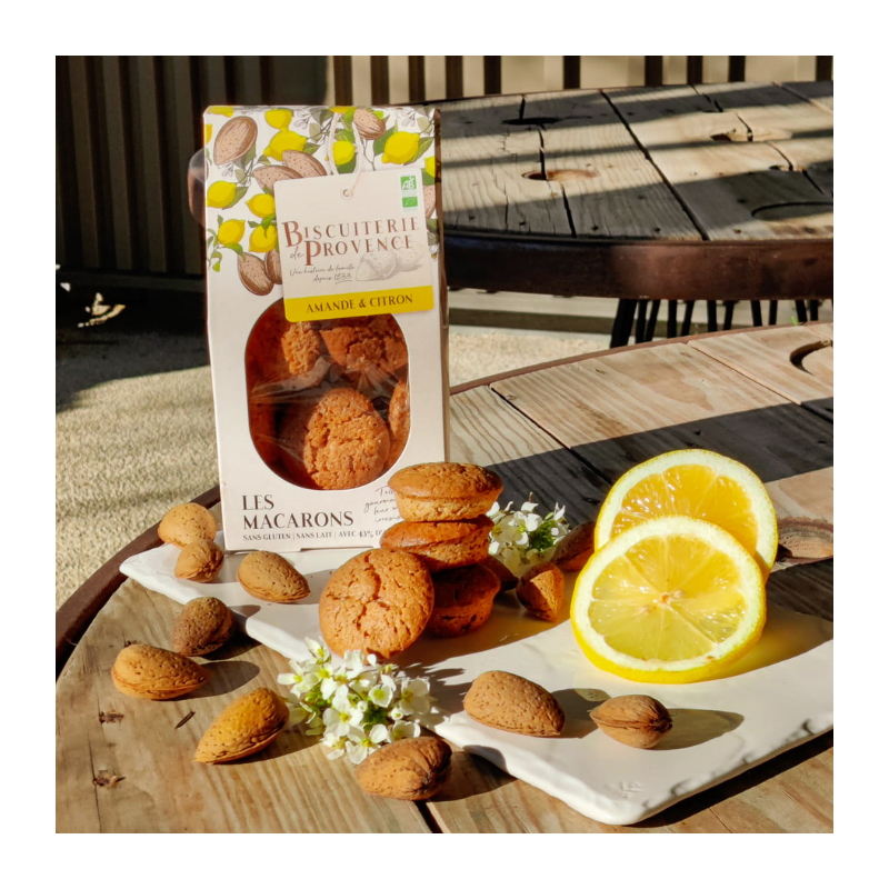 Macarons bio amande et citron Macarons bio citron sans gluten sans lait Macarons citron Biscuiterie de Pro Macarons bio amande et citron Macarons bio citron sans gluten sans lait Macarons citron Biscuiterie de Pro