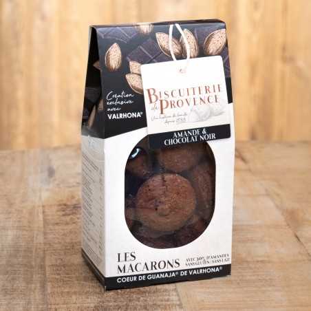 combine the softness of almonds with the intensity of Valrhona® Guanaja heart dark chocolate