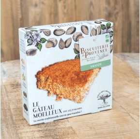 Gâteau moelleux amandes Bio - la saveur phare de la Biscuiterie de Provence !