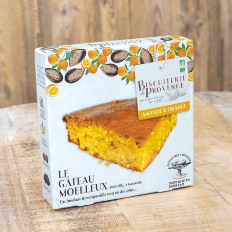 Gâteau amande et orange - naturellement sans gluten et sans lait.