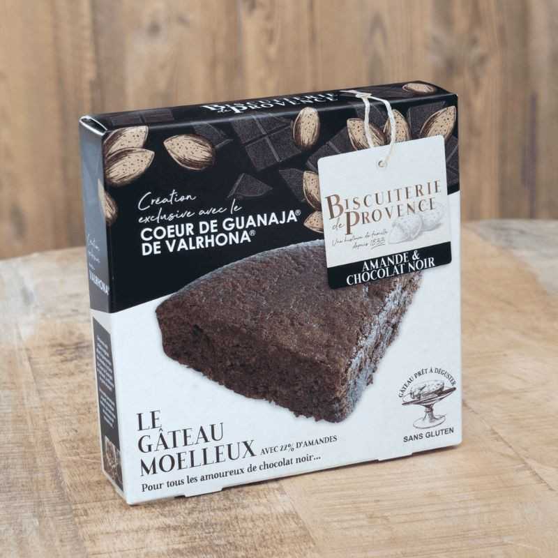 Valrhona almond and chocolate cake : original creation, gluten-free.