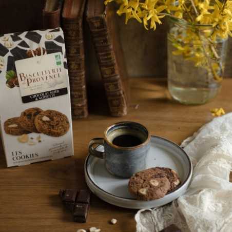 Organic Dark Chocolate and Hazelnut Cookies - Only organically grown ingredients