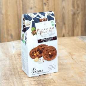 Organic Dark Chocolate and Hazelnut Cookies - delicious biscuits made from a subtle combination