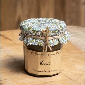 Kiwi jam - home-made jam lovingly concocted in Provence