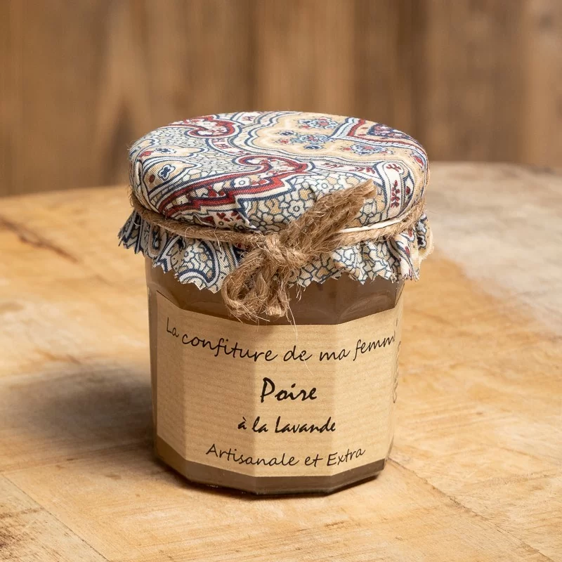 Pear and lavender jam