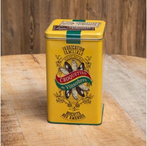 Collector's box Croquettes de Vinsobres yellow - almond biscuit