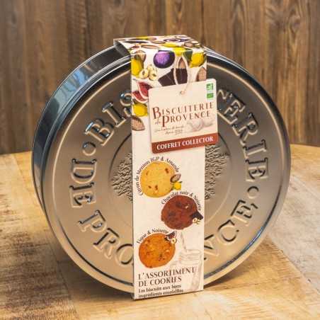 Tin Box Organic Cookie Assortment - 100% gourmet, 100% organic and ideal as a gift