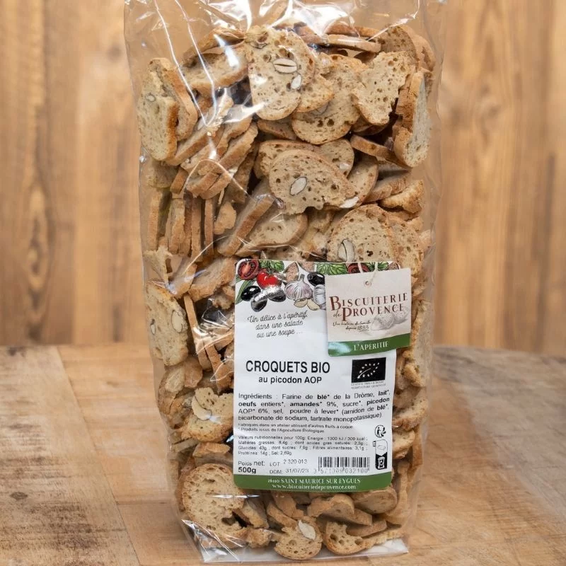 Croquets Picodon en vrac - biscuit apéritif fromage grand format