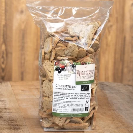Drôme Garlic Croquets PGI in bulk - salted biscuits