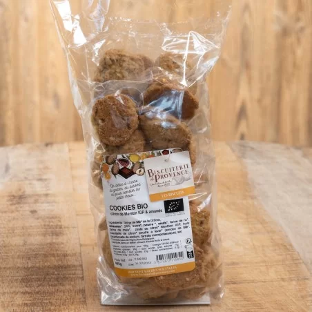 Organic Lemon and Almond Cookies in bulk - collaboration with the Maison Gannac - Maison du Citron de Menton