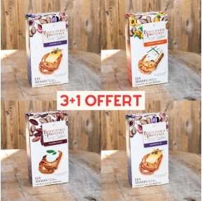 Lot Toasts à Fromage 3+1 offert - biscuits apéritifs