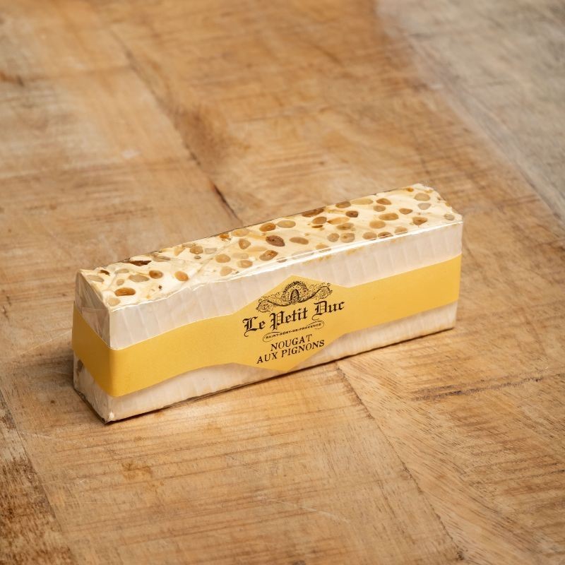 Barre de Nougat Aux Pignons - Nougat avec plus de 30% de pignons