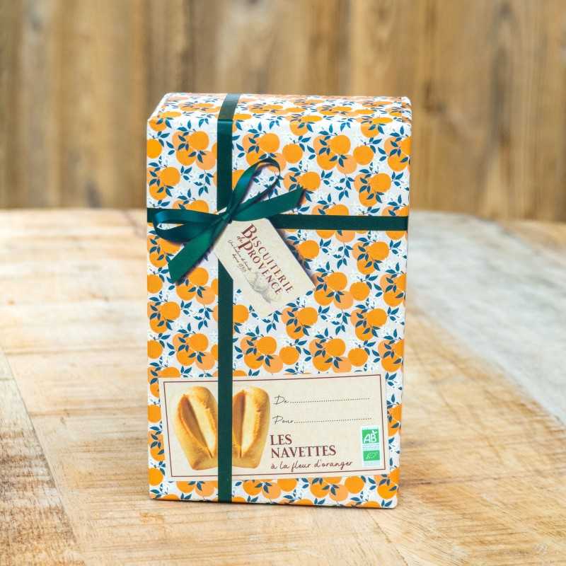 Organic traditional orange blossom biscuits - Biscuiterie de Provence