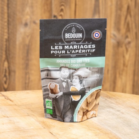 Amandes au sel de Camargue - Amande Bédouin, Producteur local