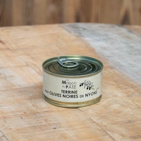 Terrine de campagne aux olives de Nyons - Maison du Pâté