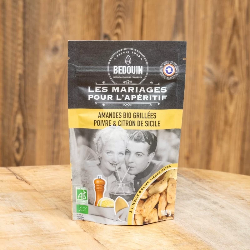 Pepper & Lemon Almonds - Bédouin organic Almonds