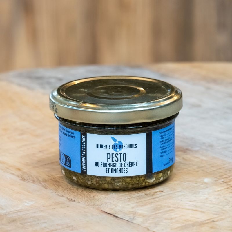 Pesto au fromage de chèvre - Oliverie des Baronnies - producteur local