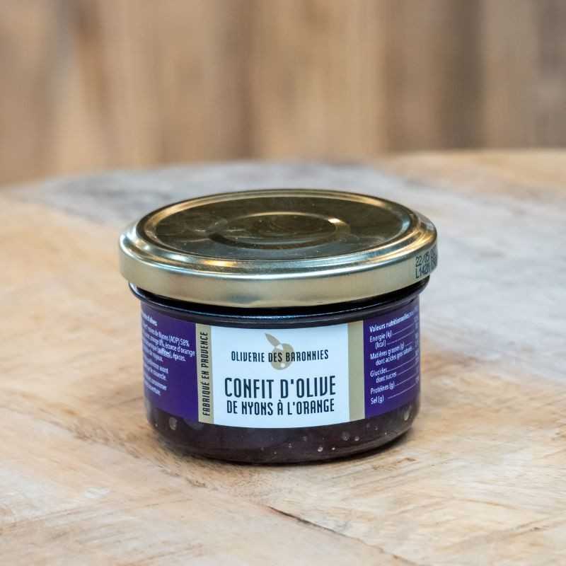 Confit olives de nyons -  Oliverie des Baronnies - producteur local