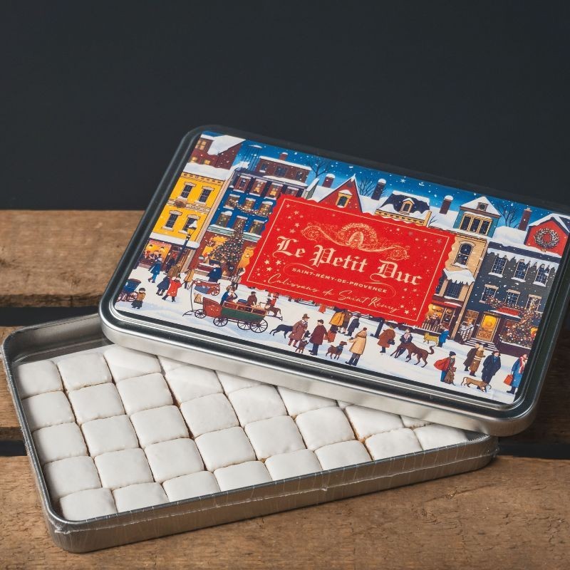 Boite Métal Calissons de Saint-Rémy - édition de Noël