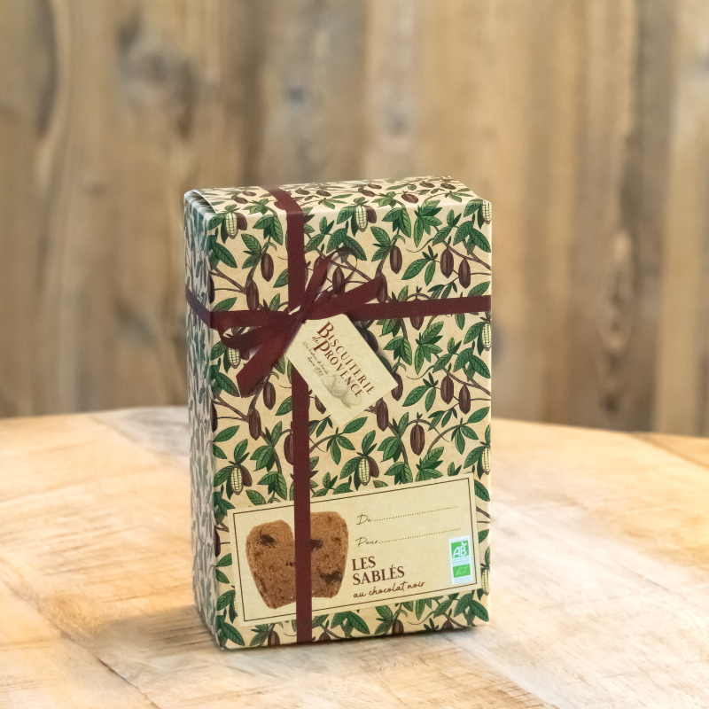 Dark chocolate shortbread - Gift box