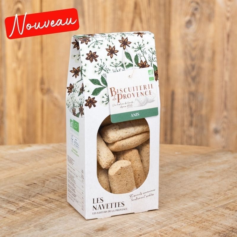 Navettes à l'anis - biscuit provençal de la Biscuiterie de Provence