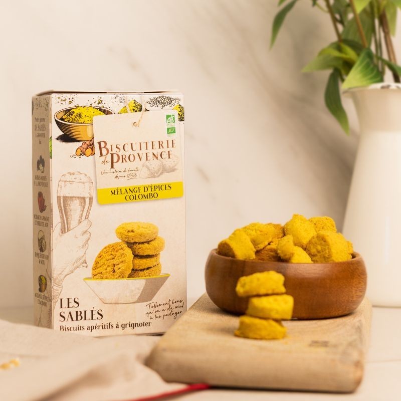 Sablés Mélange d'épices Colombo - Biscuiterie de provence