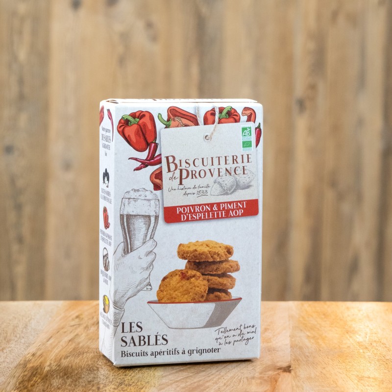 Shortbreads with red bell pepper &... Shortbreads with red bell pepper &...