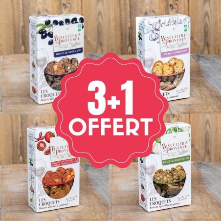 lot 3+1 offert croquets apéritif