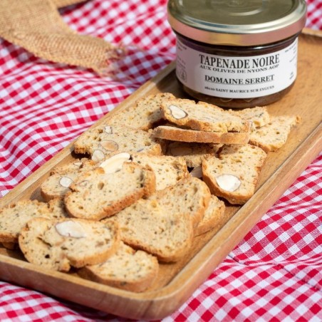 Organic garlic savoury biscuits