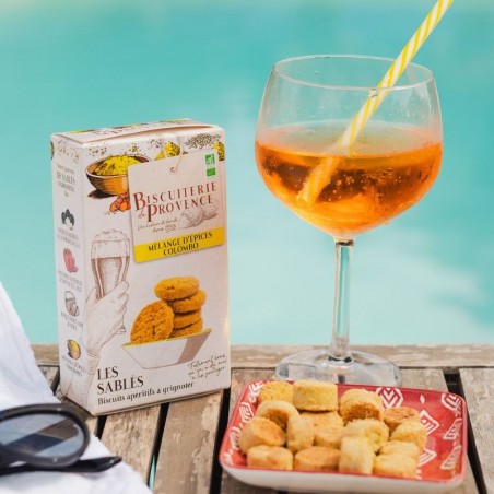 sablés salés aux épices colombo